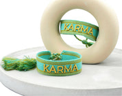 KARMA Statement Bracelet – Turquoise & Gold