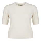 Nuage Cashmere T-shirt – Milk White