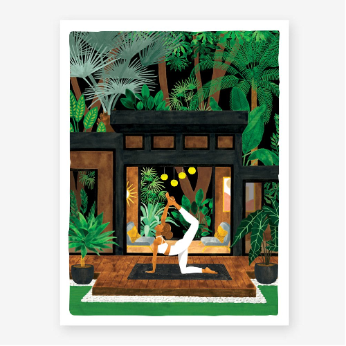 "Yoga Terrace" Poster Product vendor
