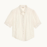 Alli Short Sleeve Top - Ecru