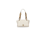 Plinio Visonà AMBRA Cream Leather Shoulder Bag