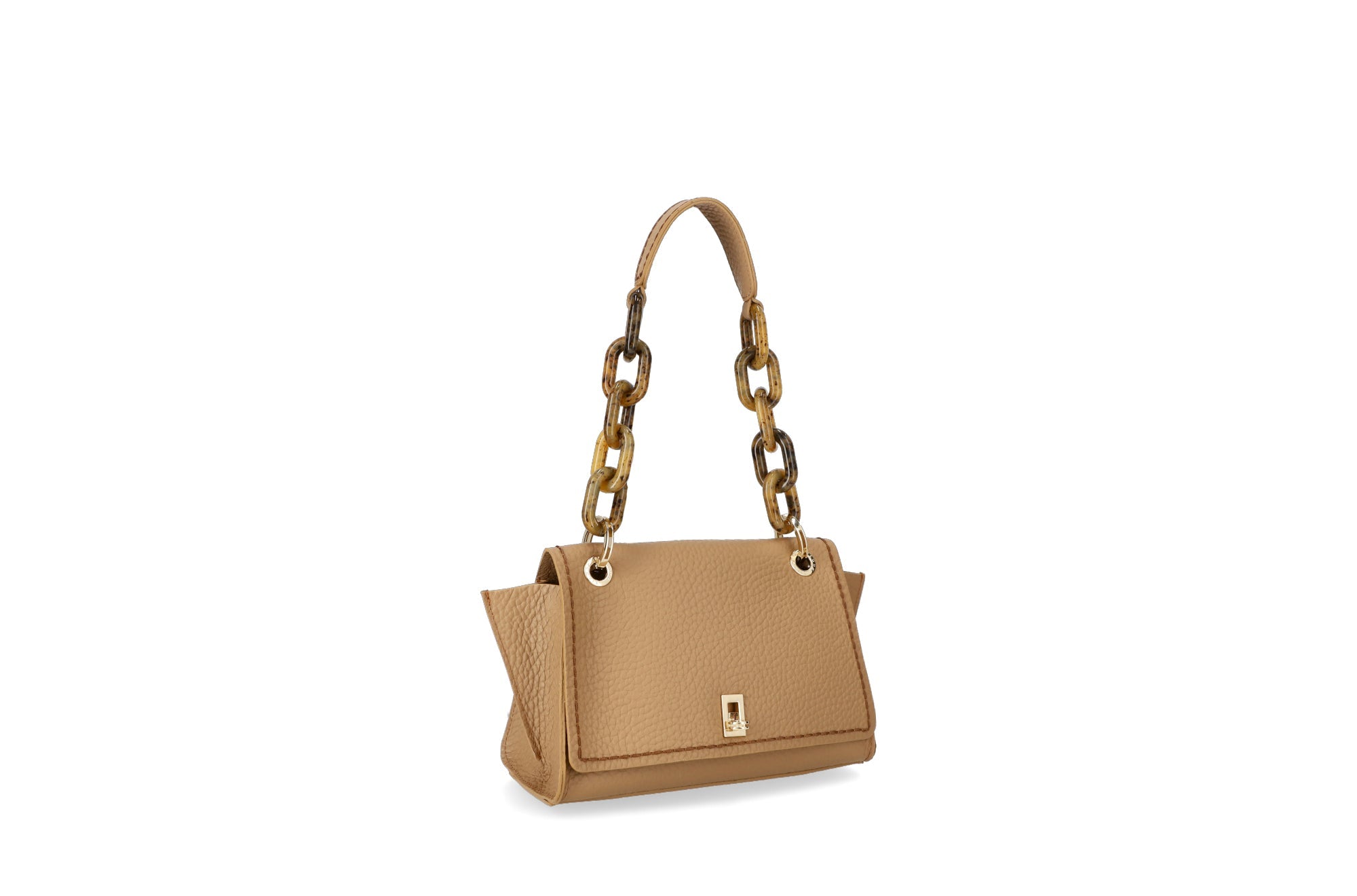 Plinio Visonà AMBRA Cream Leather Shoulder Bag