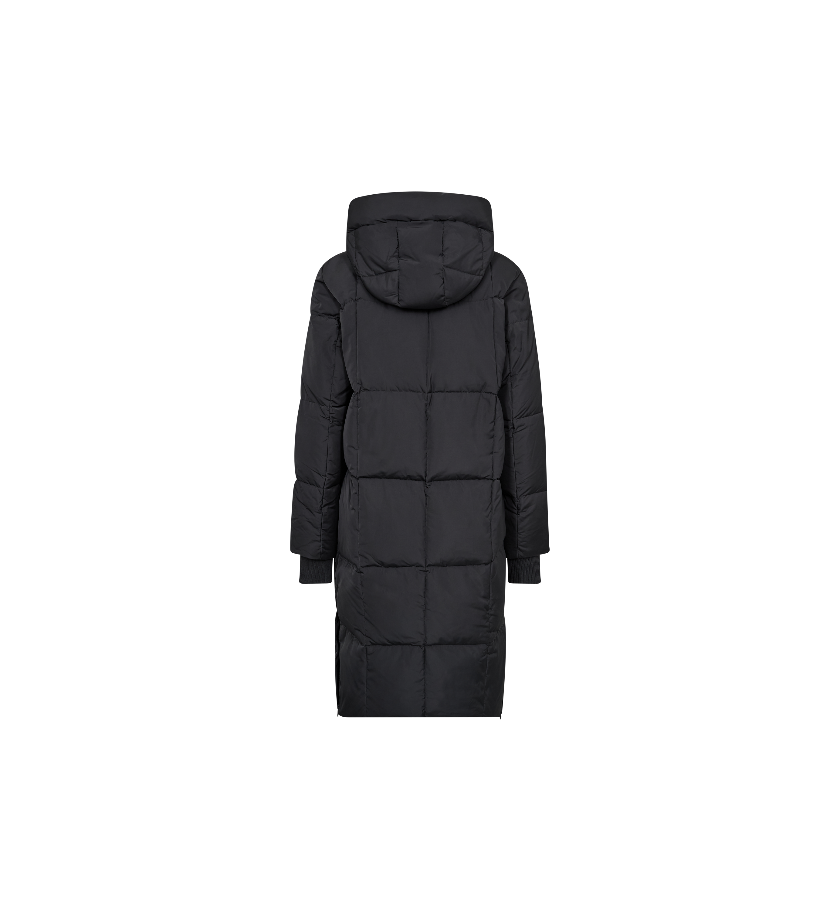 Mos Mosh Nova Square down coat in dark grey, back view – 99things.ch