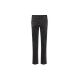 Mos Mosh Carla Naomi Deluxe Jeans in grey stretch denim, back view – 99things.ch
