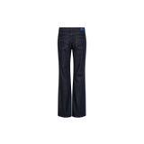Mos Mosh Marlena Nippon jeans in dark blue, back view – 99things.ch