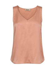 MMAstrid Silk Tank Top in blush pink front product view