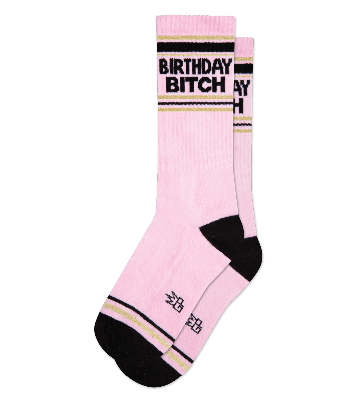 Gumball Poodle Birthday Bitch gym crew socks, product view