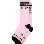 Gumball Poodle Birthday Bitch gym crew socks, product view