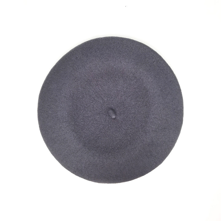 Ulaland Larger Size Beret Alegria in Dark Grey