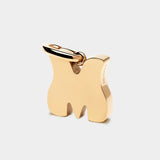 LETTER M CHARM/M/Gold