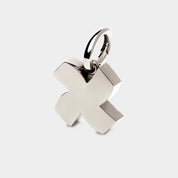 LETTER X CHARM/X/Silver