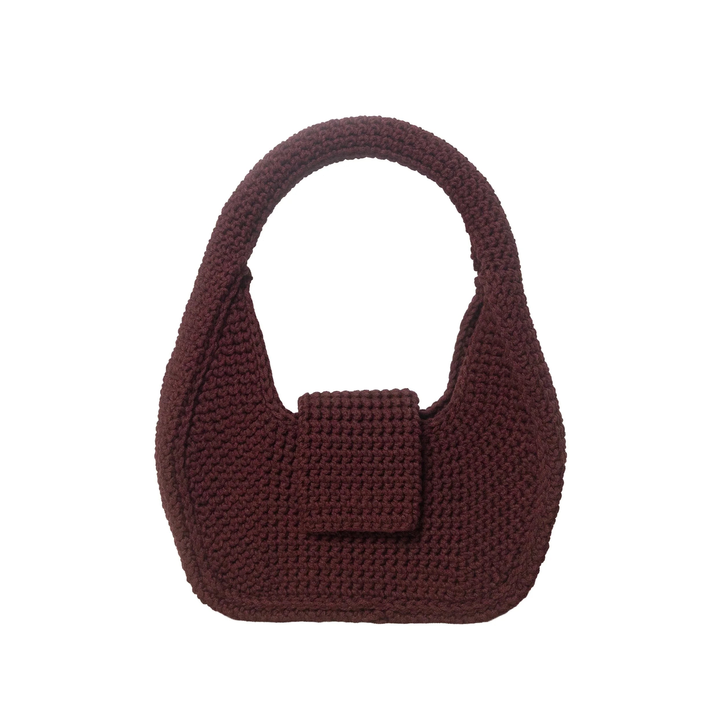 Atelier Bagatelle Graphique Bag in plum, product view – 99things.ch