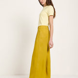 Wide-leg trousers - Dark Kiwi