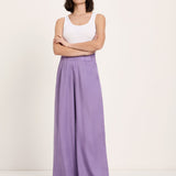 Wide-Leg Trousers - Purple Haze