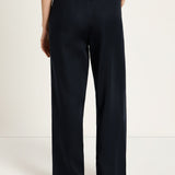 Wide-Leg Trousers - Midnight Blue
