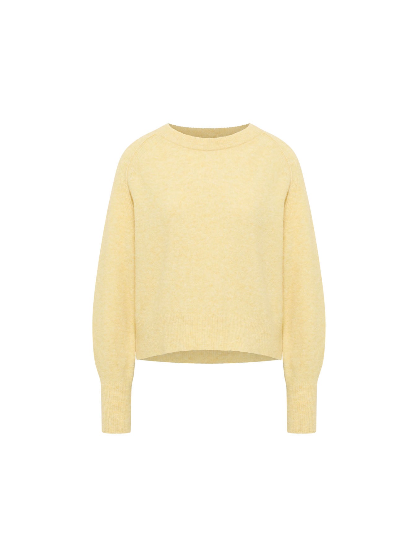 LANIUS Raglan Sweater in pastel sun melange stripes – alpaca & virgin wool, 99things.ch