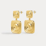 Luv AJ Seychelles Statement Earrings in gold