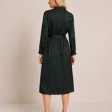 Shirt Dress — Forest Green