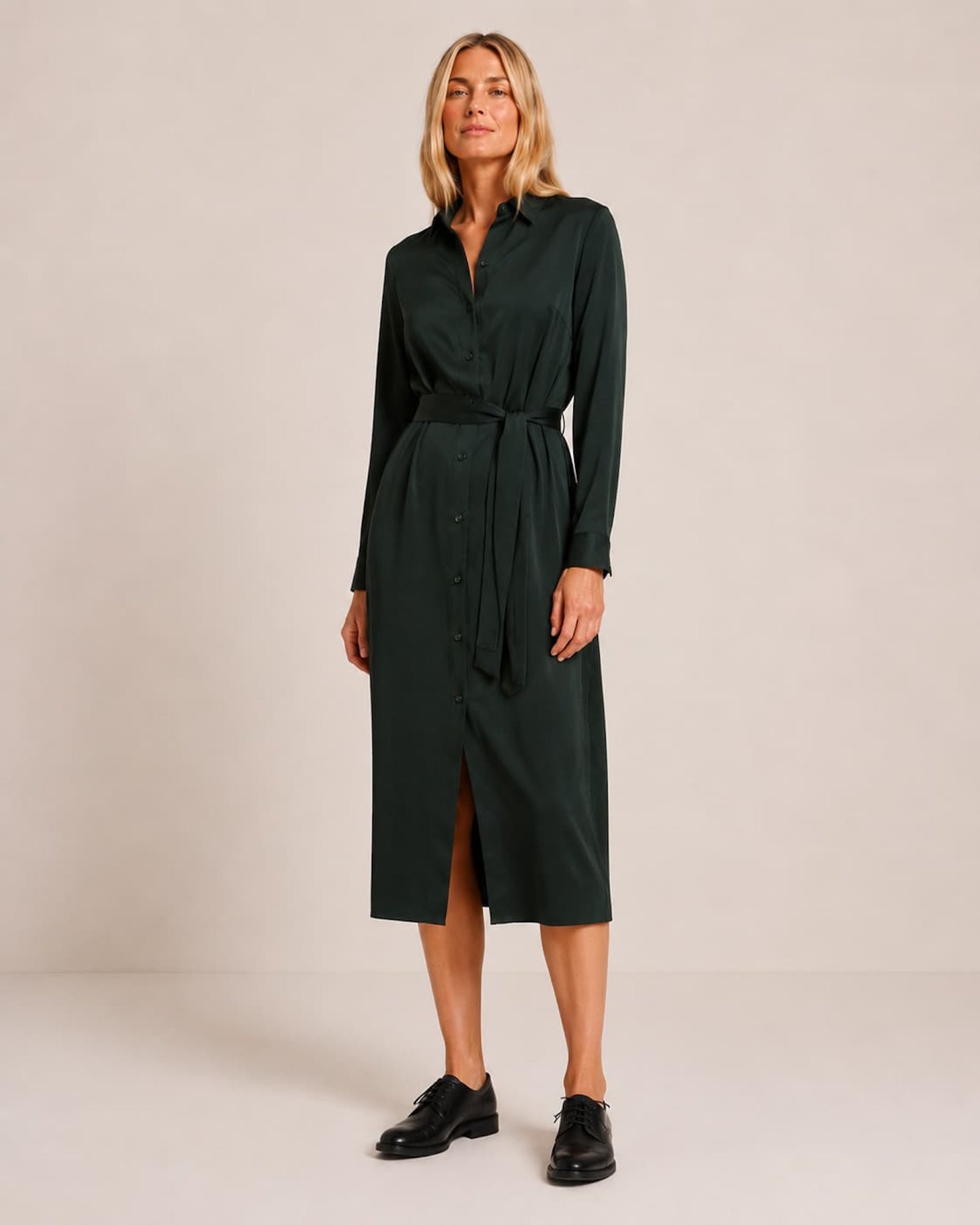 Shirt Dress ✦ Forest Green