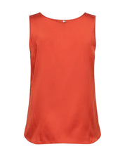 MMAstrid Silk Tank Top in red back product view