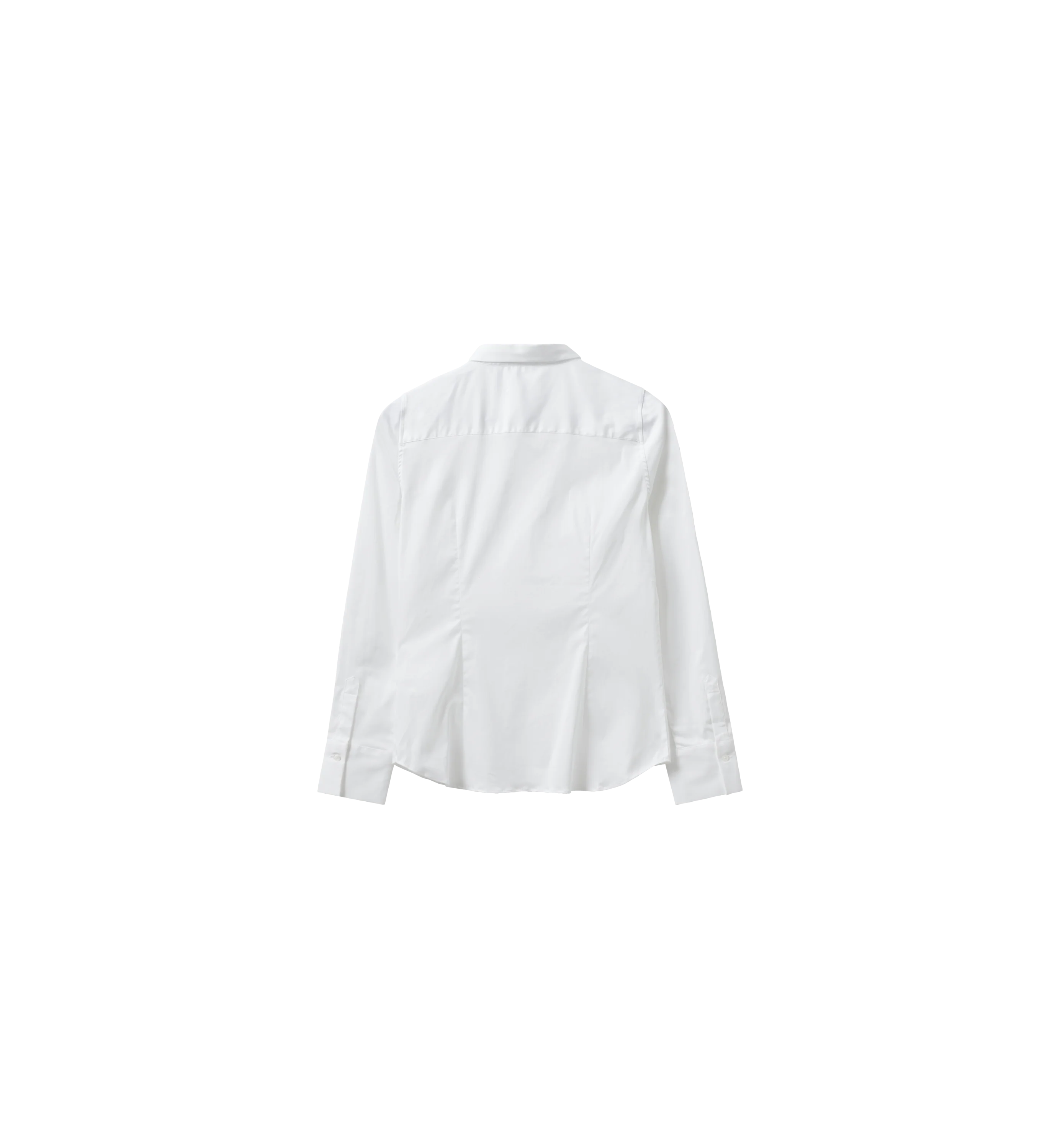 MMTilda Fitted Shirt: Crisp White