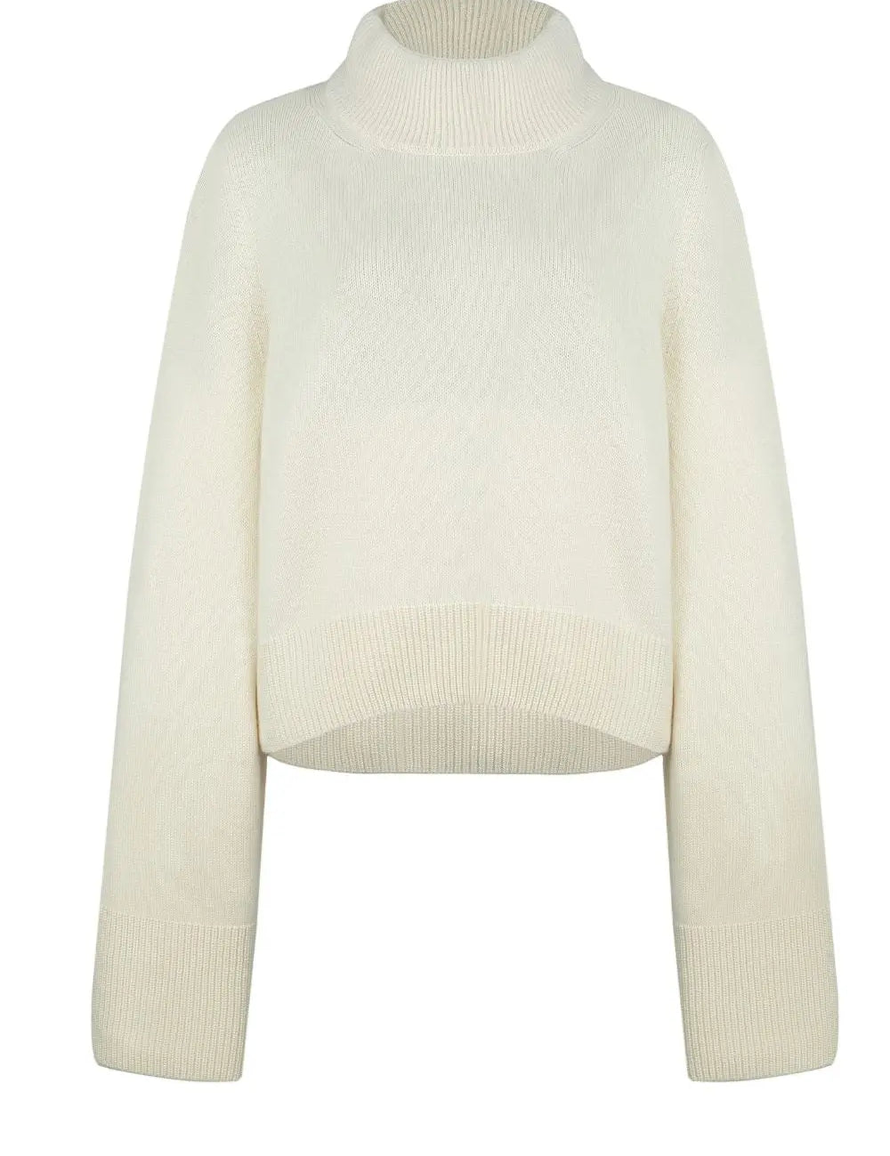 Luxury Women's Cashmere Pullover in Ivory ba Nuage Cashmere