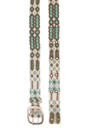 Adriana Lagoon Belt – Handwoven Belt in Ocean-Inspired Colors | Available at 99things.ch