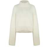 Nuage Cashmere Pull manches larges – Ecru