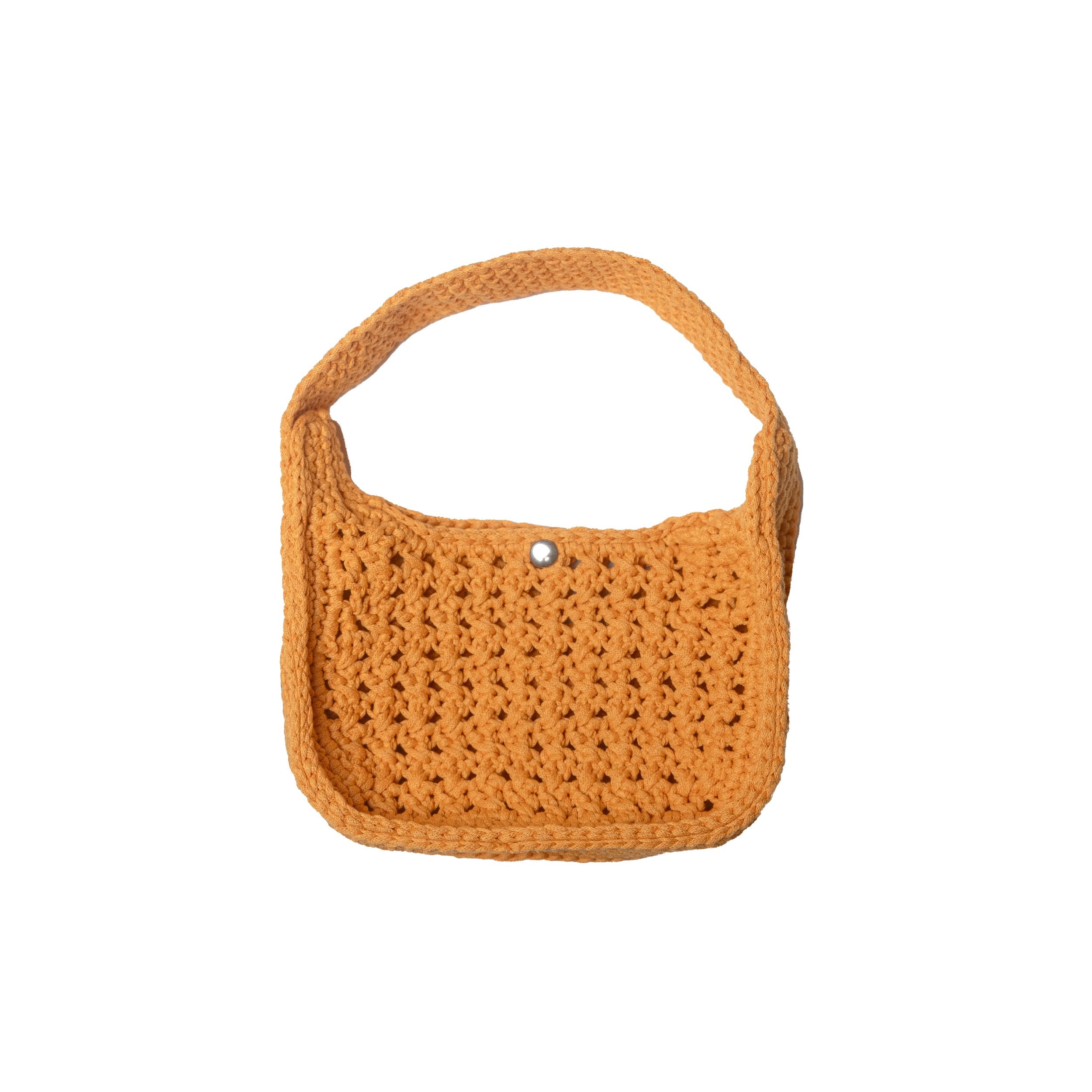 Atelier Bagatelle Riviera Lili hand-crocheted bag in burnt ochre – product photo