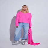 C~RUSH Pull col V « Carmen » – Pink Panther