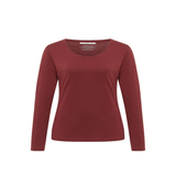 LANIUS T-shirt manches longues – Acajou