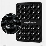 Black Silicone Phone Grip anti slip mobile accessory for secure smartphone handling