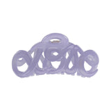 Bon Dep Love Hair Claw 8cm in lavender acetate
