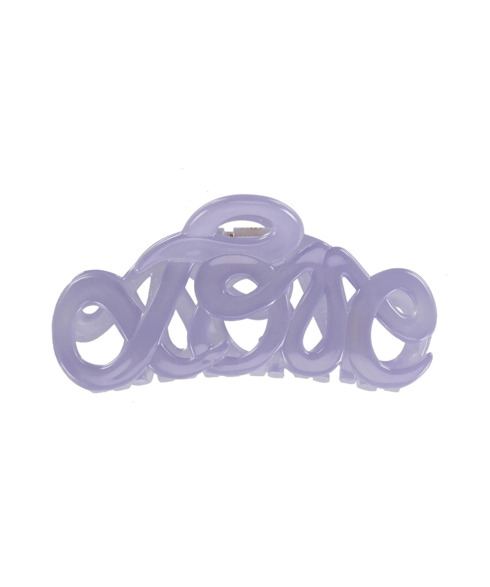 Bon Dep Love Hair Claw 8cm in lavender acetate