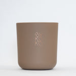 BYKOKO Golden Amber scented candle in matt camel glass