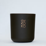 BYKOKO Swiss Chalet scented candle in matt dark olive-green glass