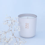 BYKOKO Tea Ceremony scented candle styled with dried flowers