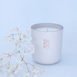 BYKOKO Tea Ceremony scented candle styled with dried flowers
