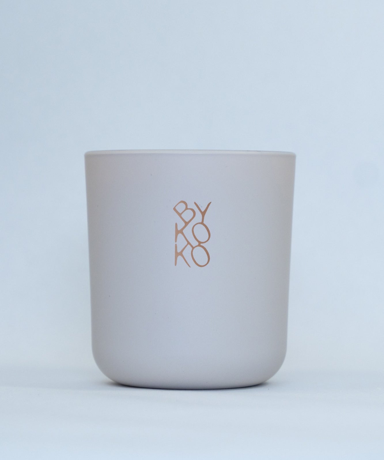 BYKOKO Tea Ceremony scented candle in matt nude glass