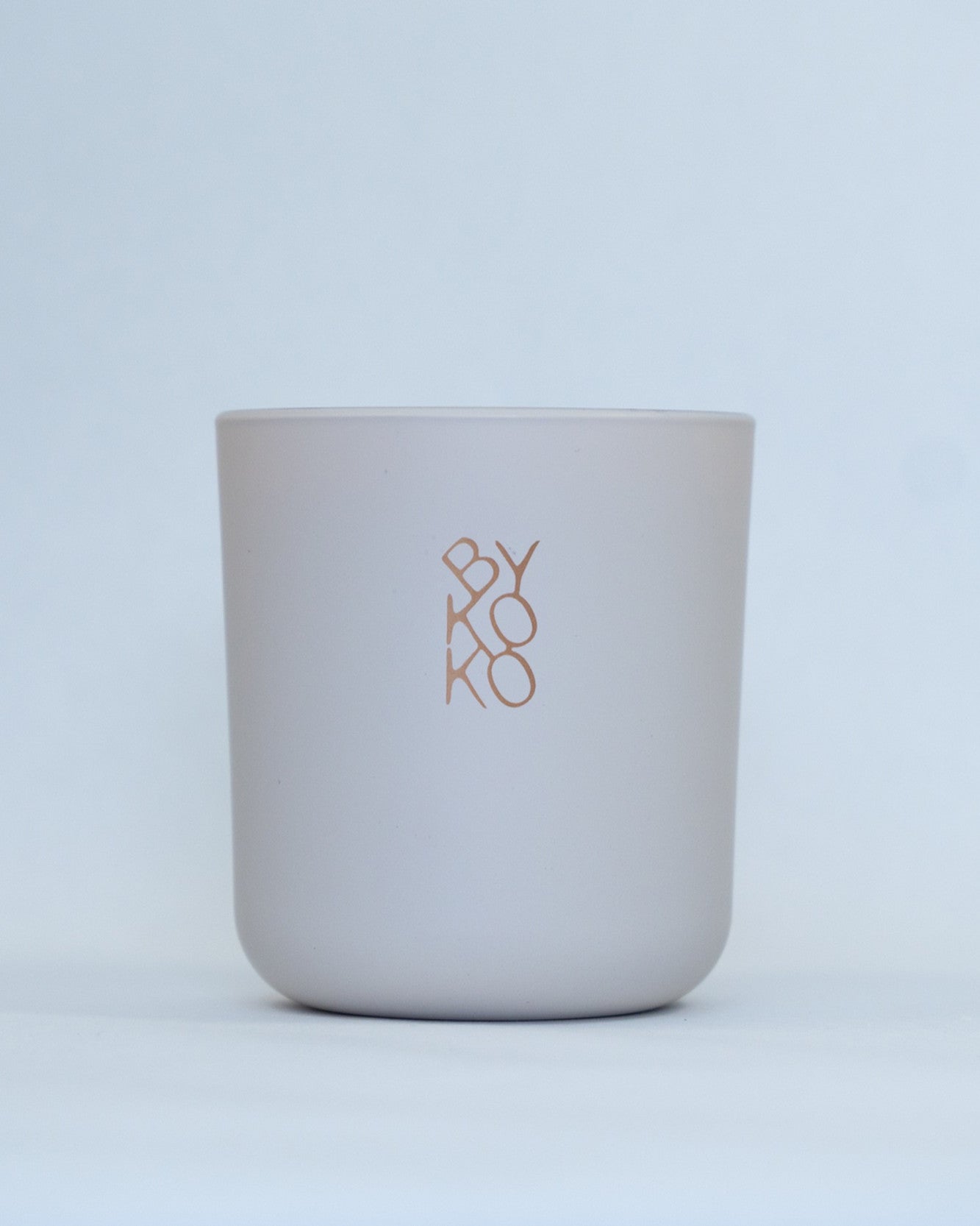 BYKOKO Tea Ceremony scented candle in matt nude glass