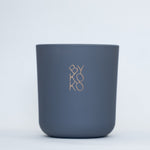 BYKOKO Velvet Santal scented candle in matt anthracite-grey glass