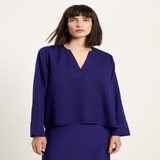 LANIUS Blouse en TENCEL™ – Violet