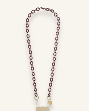 Cassy Crossbody Phone Chain Bordeaux elegant stylish smartphone accessory deep red crossbody strap