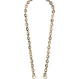 Cassy Crossbody Phone Chain Tortoiseshell stylish amber brown crossbody smartphone accessory