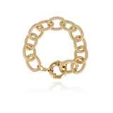 SNAKE LINK Chunky Chain Bracelet | Gold-Plated Product vendor
