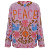 Cofur 'Peace' Embroidered Velvet Jacket – Lilac – back view