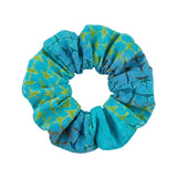 Cofur Silk Scrunchie – Turquoise – front view
