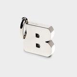 Coluri letter B charm in silver, 28 mm