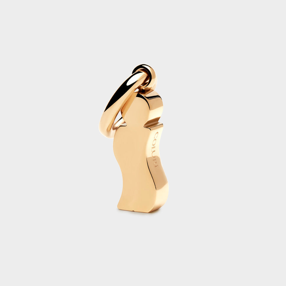 Coluri letter I charm in gold, 28 mm