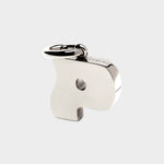 Coluri letter P charm in silver, 28 mm